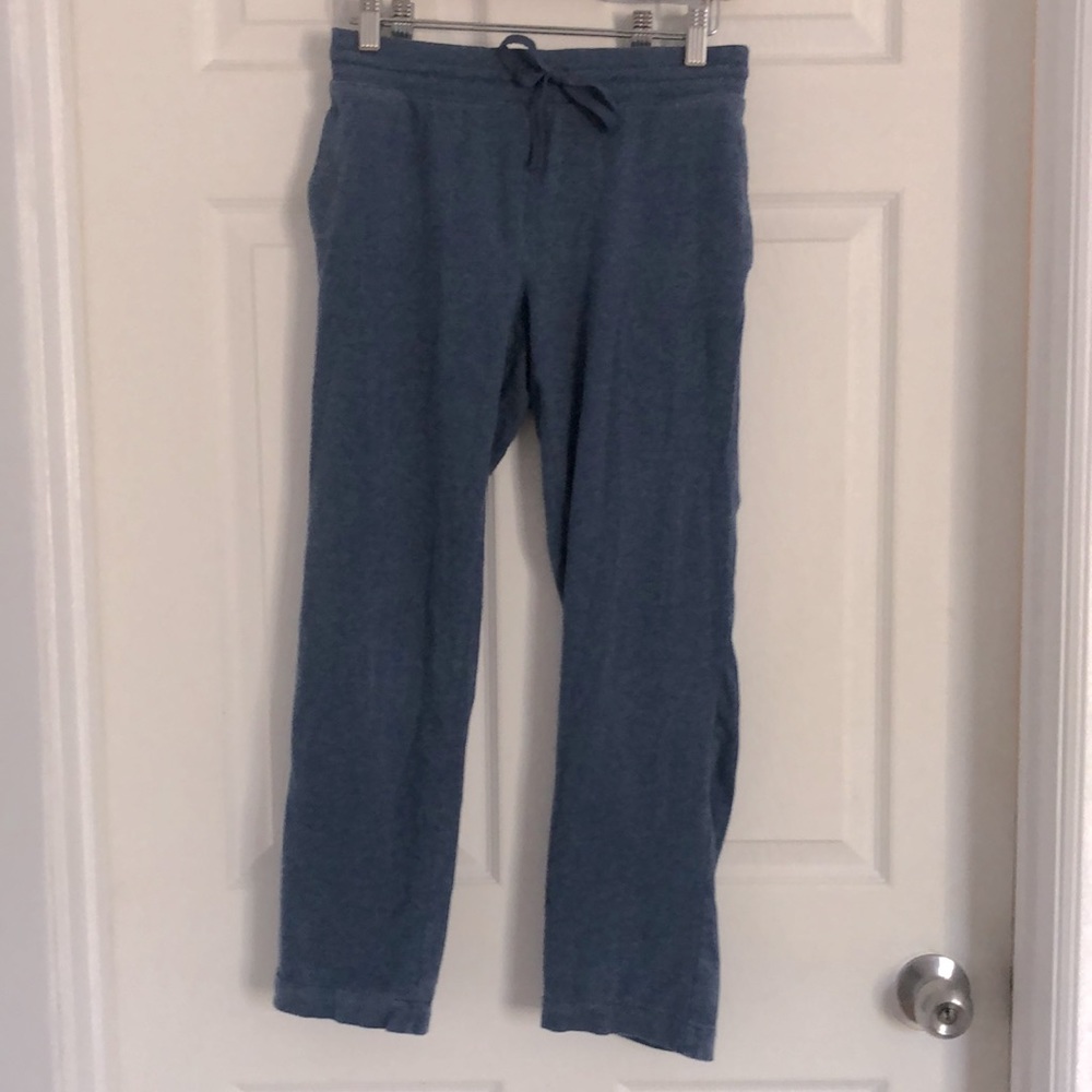 Blue cotton sweatpants